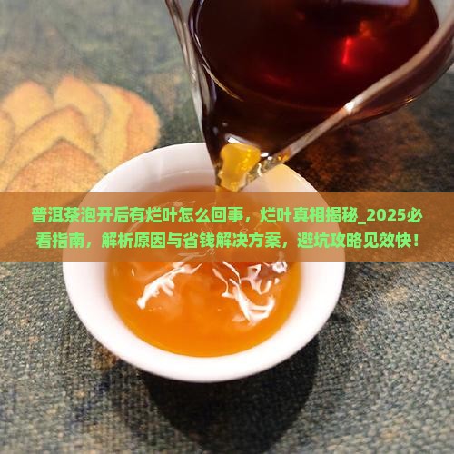 普洱茶泡开后有烂叶怎么回事