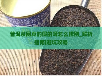 普洱茶网真的假的呀怎么辨别