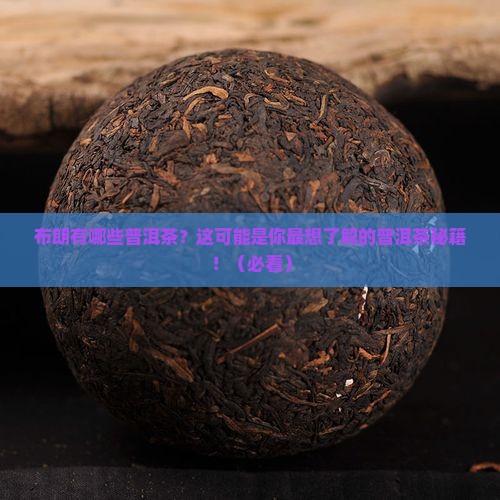 布朗有哪些普洱茶