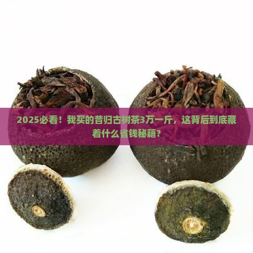 我买的昔归古树茶3万一斤