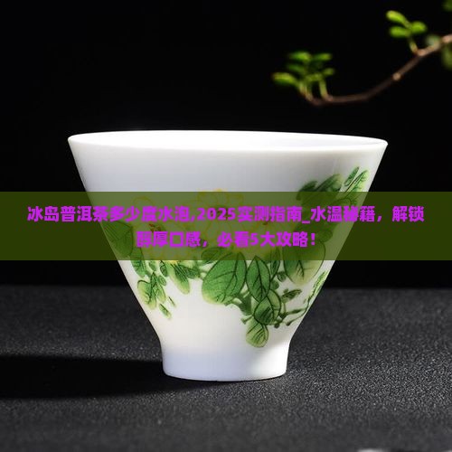 冰岛普洱茶多少度水泡 冰岛普洱茶多少度水泡