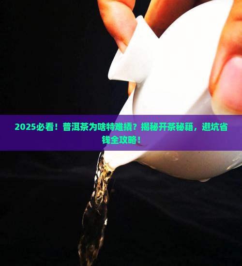 普洱茶特别难撬