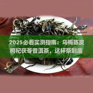 乌梅陈皮枸杞子茯苓普洱茶