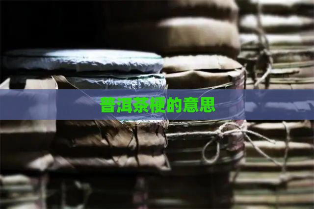 普洱茶梗的意思