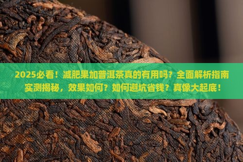 减肥果加普洱茶有用吗