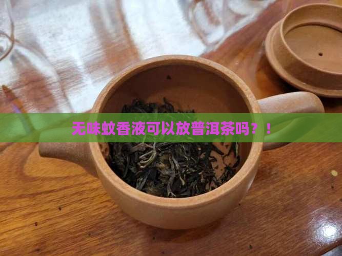 无味蚊香液可以放普洱茶吗