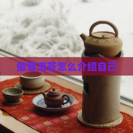 做普洱茶怎么介绍自己
