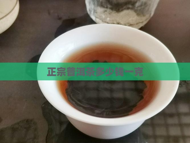正宗普洱茶多少钱一克