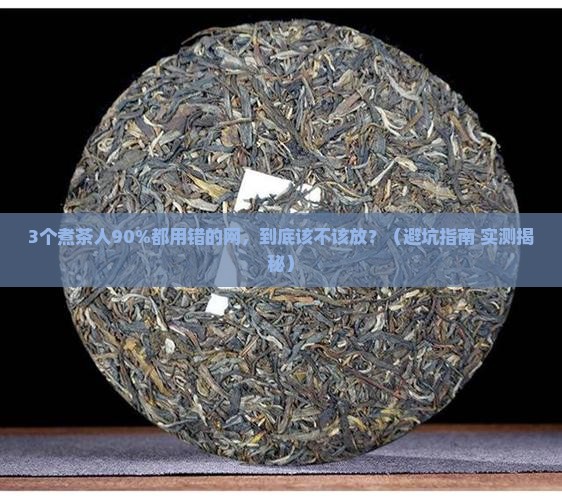 普洱茶煮茶时用网吗