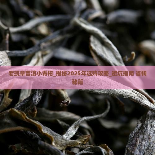 老班章普洱小青柑
