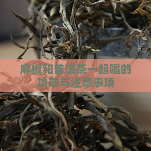 麻椒和普洱茶一起