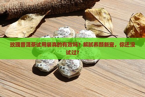 玫瑰普洱茶试用装