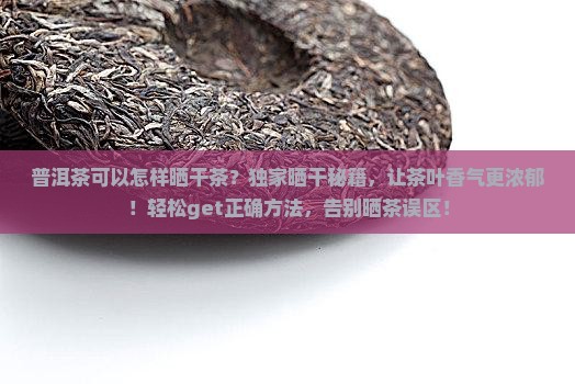 普洱茶可以怎样晒干茶