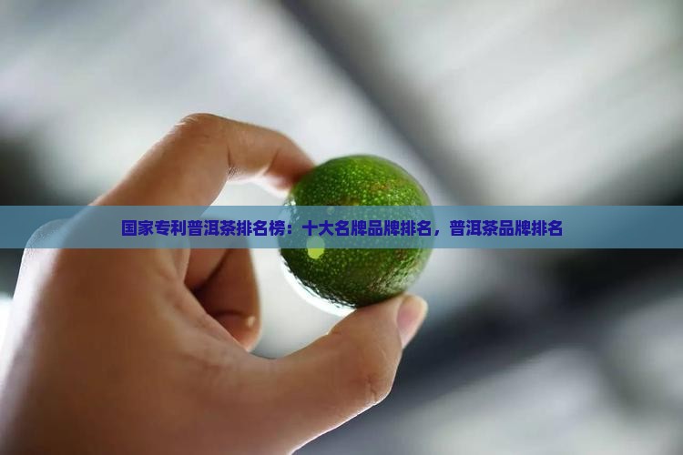 国家专利普洱茶排名榜