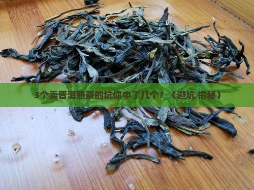 卖普洱茶饼熟茶