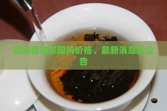 琼海普洱茶回购