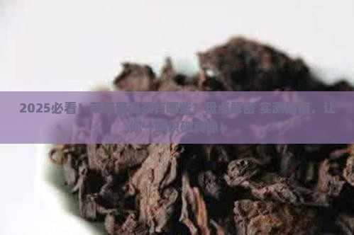 茉莉普洱茶有哪些