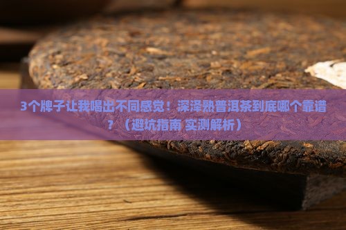 深泽熟普洱茶哪个牌子好