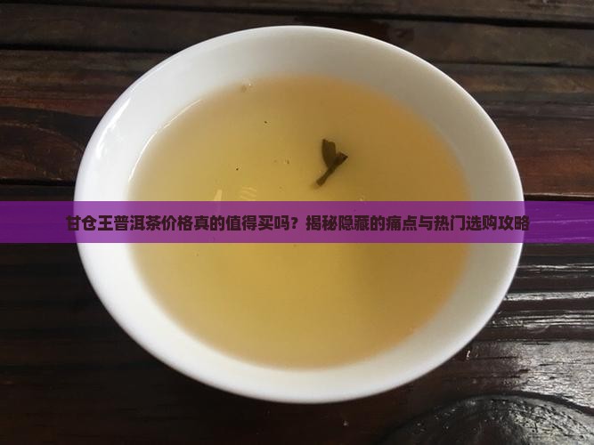 甘仓王普洱茶价格