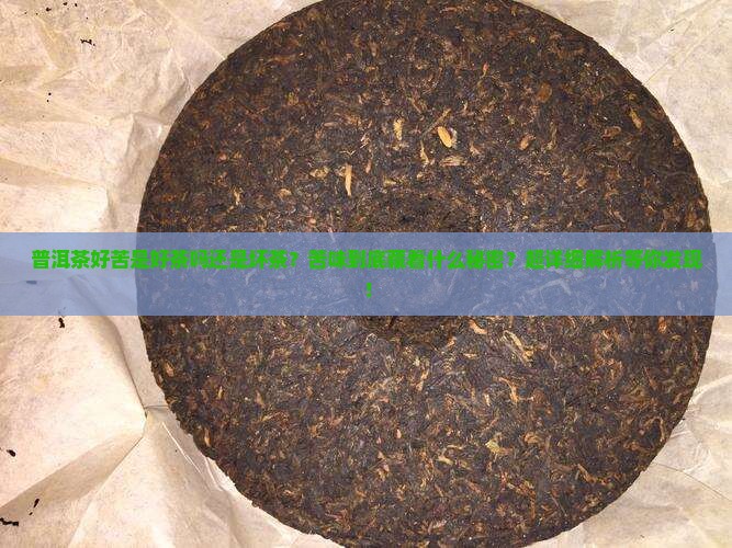 普洱茶好苦是好茶吗还是坏茶