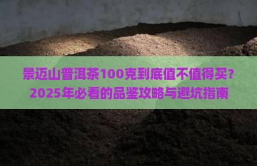 景迈山普洱茶100克
