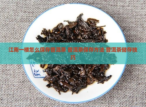 江南一楼怎么保存普洱茶