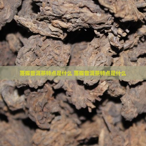 落蝶普洱茶特点