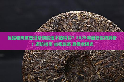 瓦罐老陈皮普洱茶