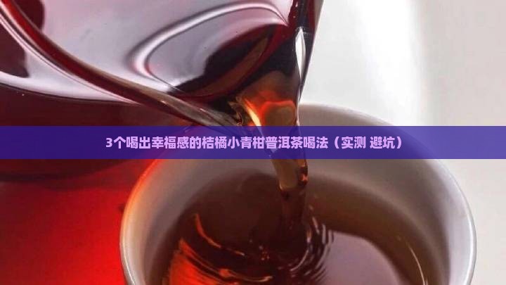 桔橘小青柑普洱茶