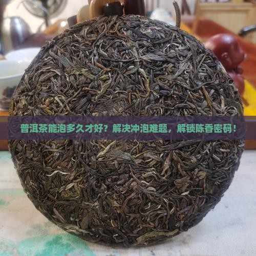 普洱茶能泡多久才好