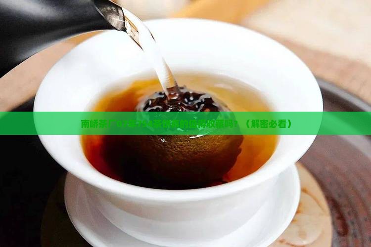 南峤茶厂07年754茶饼