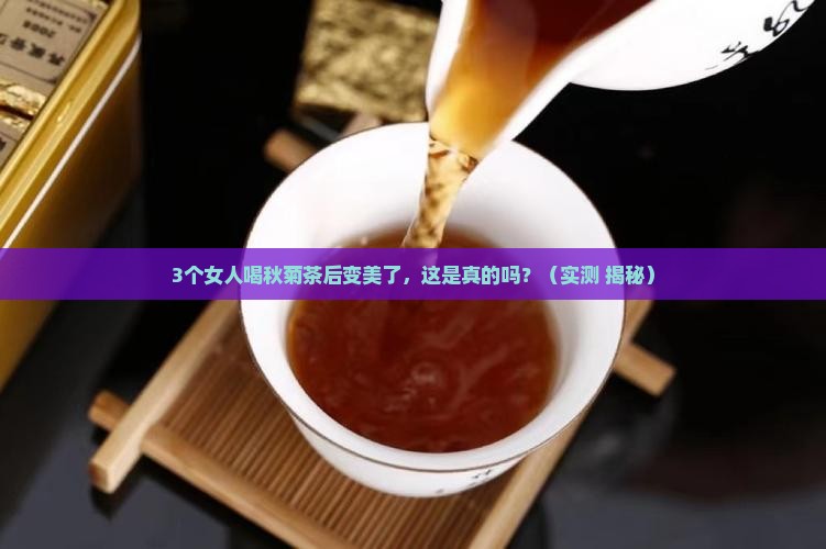 秋菊茶的功效与作用