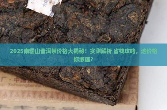 南糯山普洱茶多少钱一斤