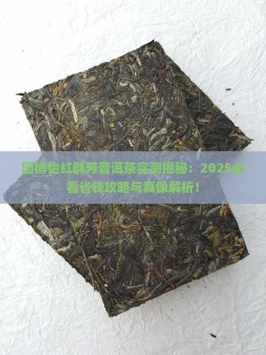 国博怡红群芳普洱茶