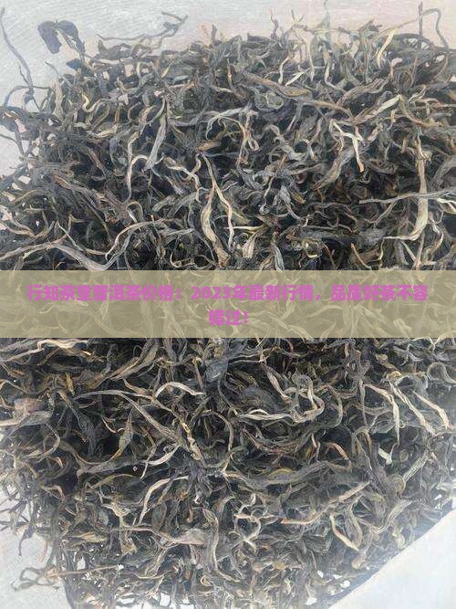 行知茶堂普洱茶价格