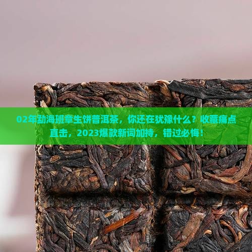 02年勐海班章生饼普洱茶