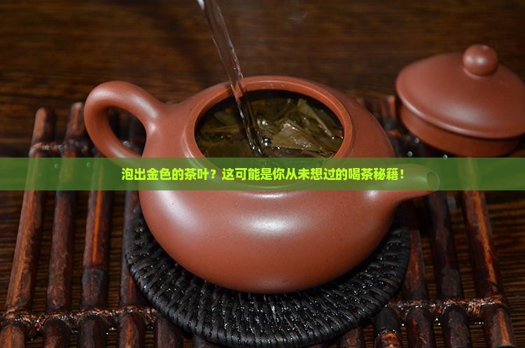 泡出金色的茶叶