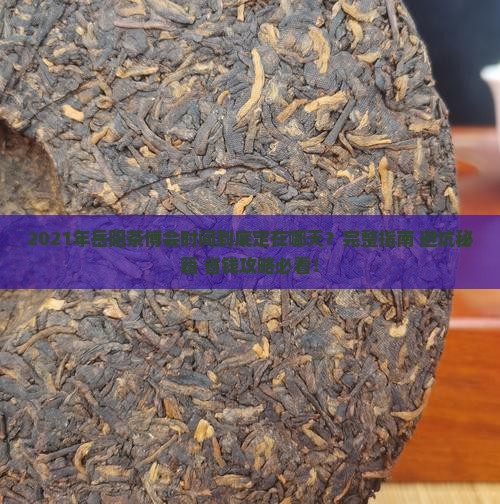 2021年岳阳茶博会的时间
