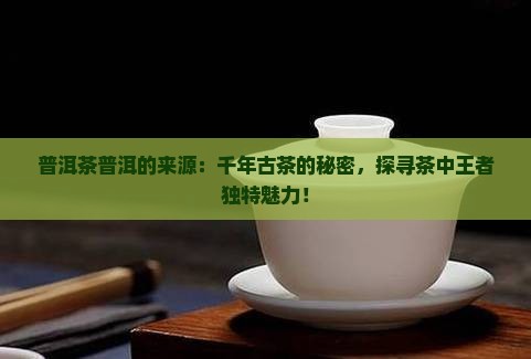 普洱茶普洱的来源
