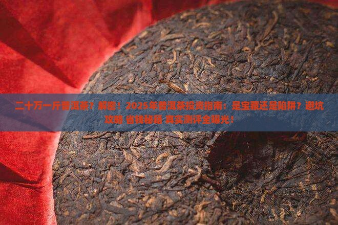 二十万一斤普洱茶