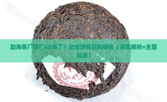 勐海茶厂建厂60周年纪念饼