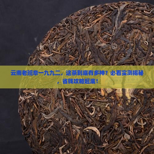 云南老班章一九九二
