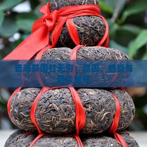 普洱茶回甘无穷
