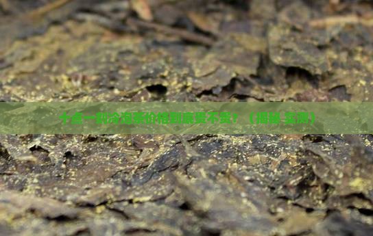 十点一刻冷泡茶价格