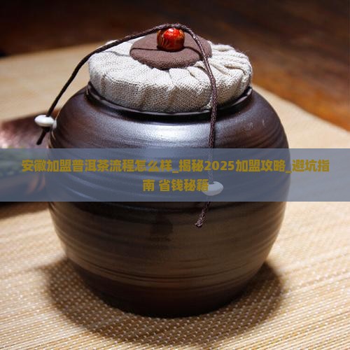 安徽加盟普洱茶流程怎么样