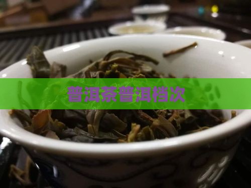 普洱茶档次编号