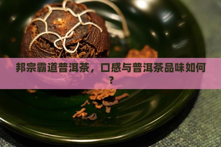 邦宗霸道普洱茶好吗