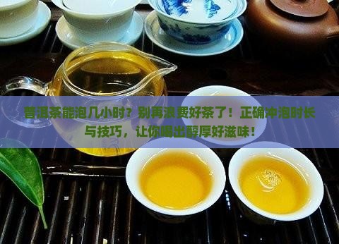 普洱茶能泡几小时