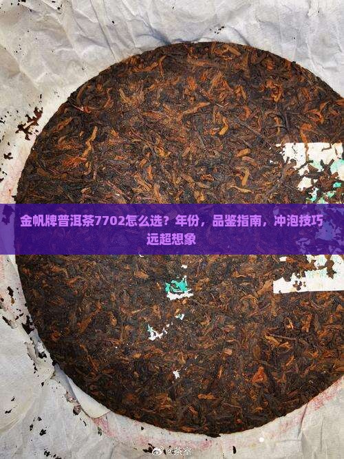 金帆牌普洱茶7702