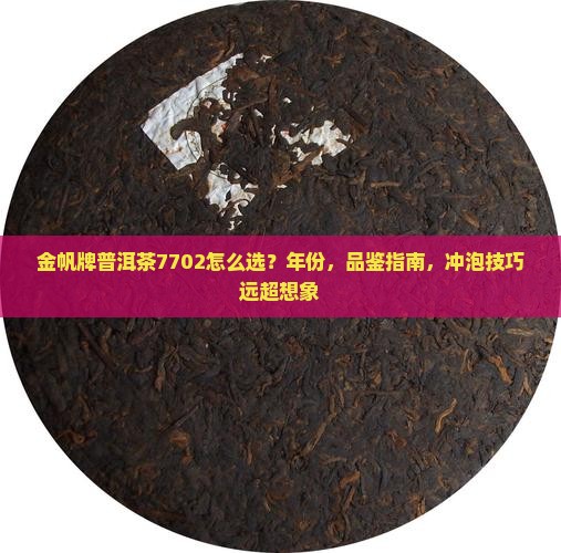 金帆牌普洱茶7702